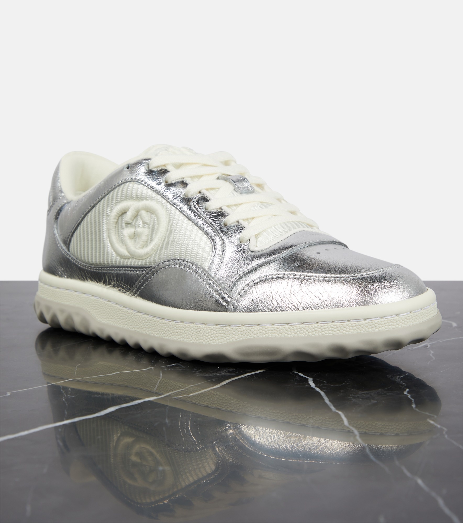 MAC80 metallic leather sneakers - 6