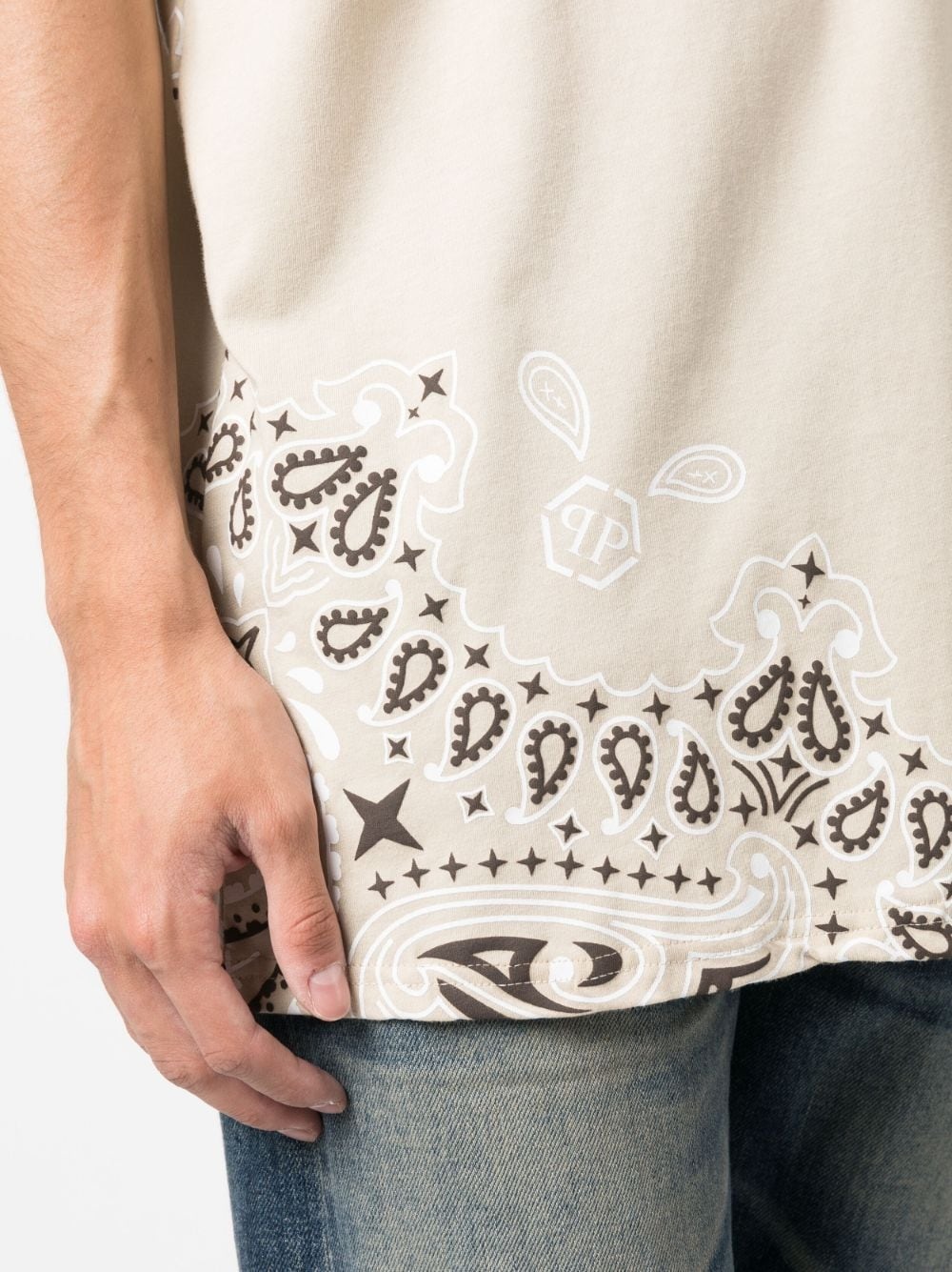 Paisley Bandana short-sleeve T-shirt - 5