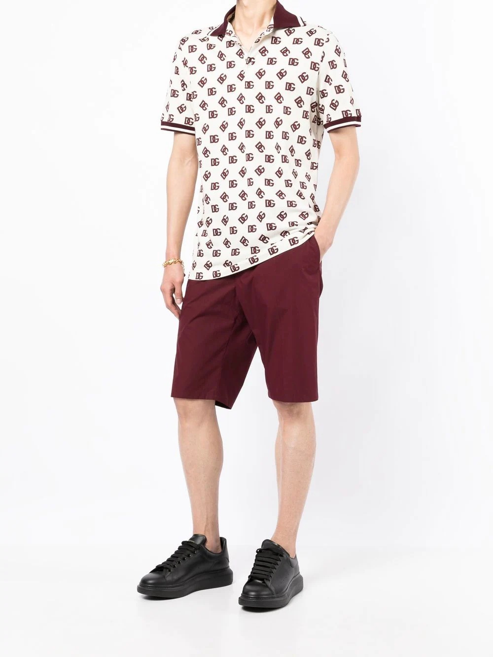 logo-print short-sleeved polo shirt - 2