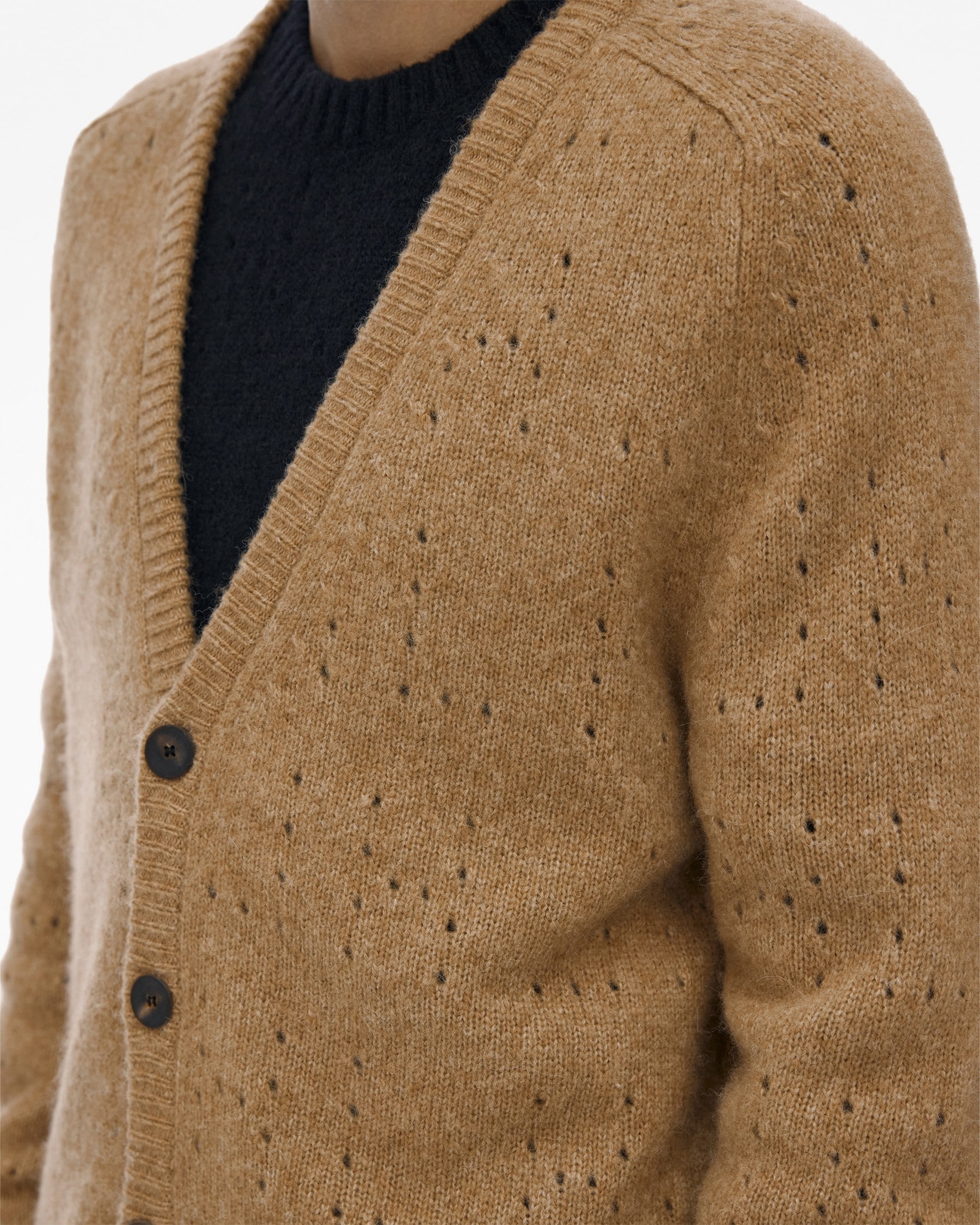 LOGO POINTELLE CARDIGAN - 6