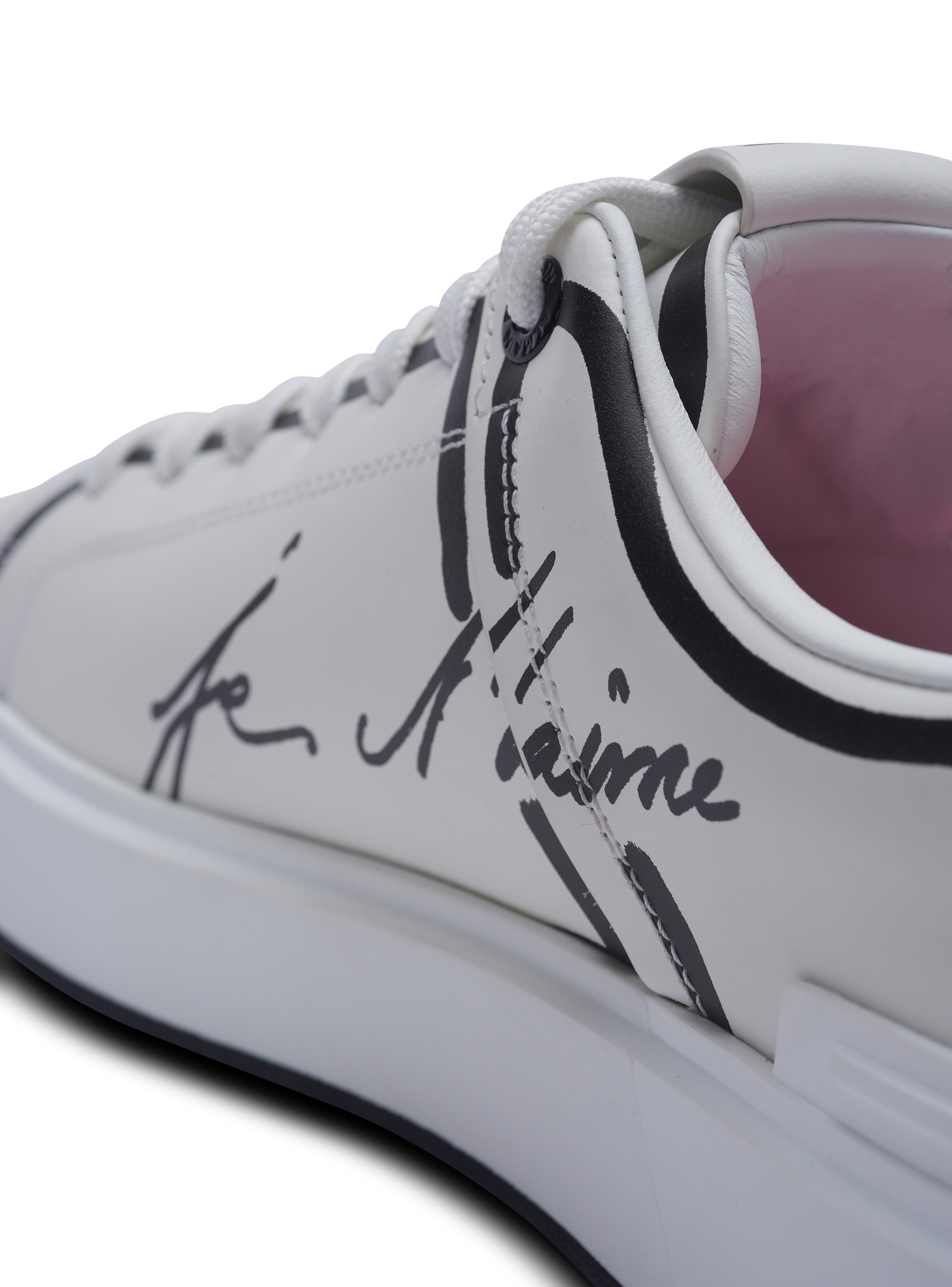 B-Court printed calfskin trainers - 9