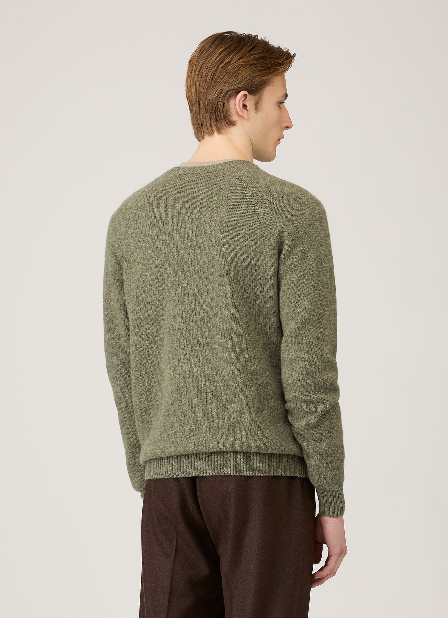 Lambswool Crew Neck Jumper - 5