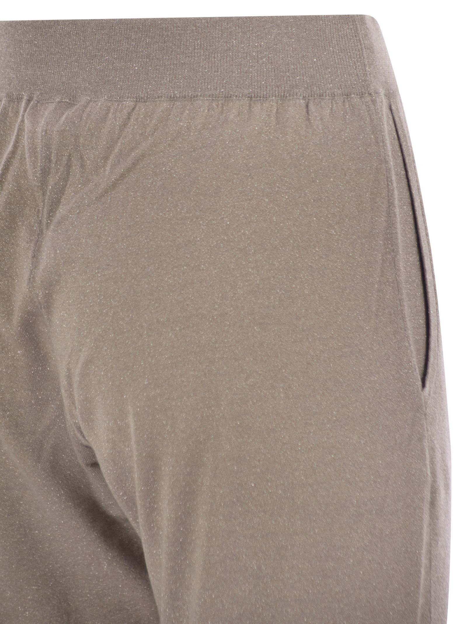 Brunello Cucinelli Women Sparkling Lightweight Cashmere And Silk Trousers - 4
