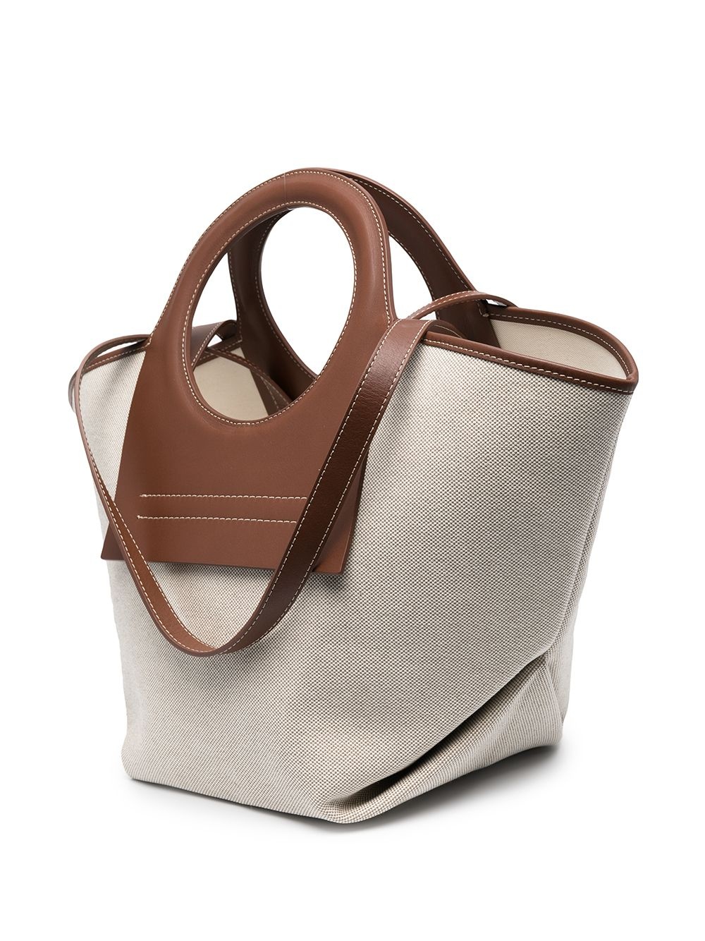 open-top canvas tote - 3