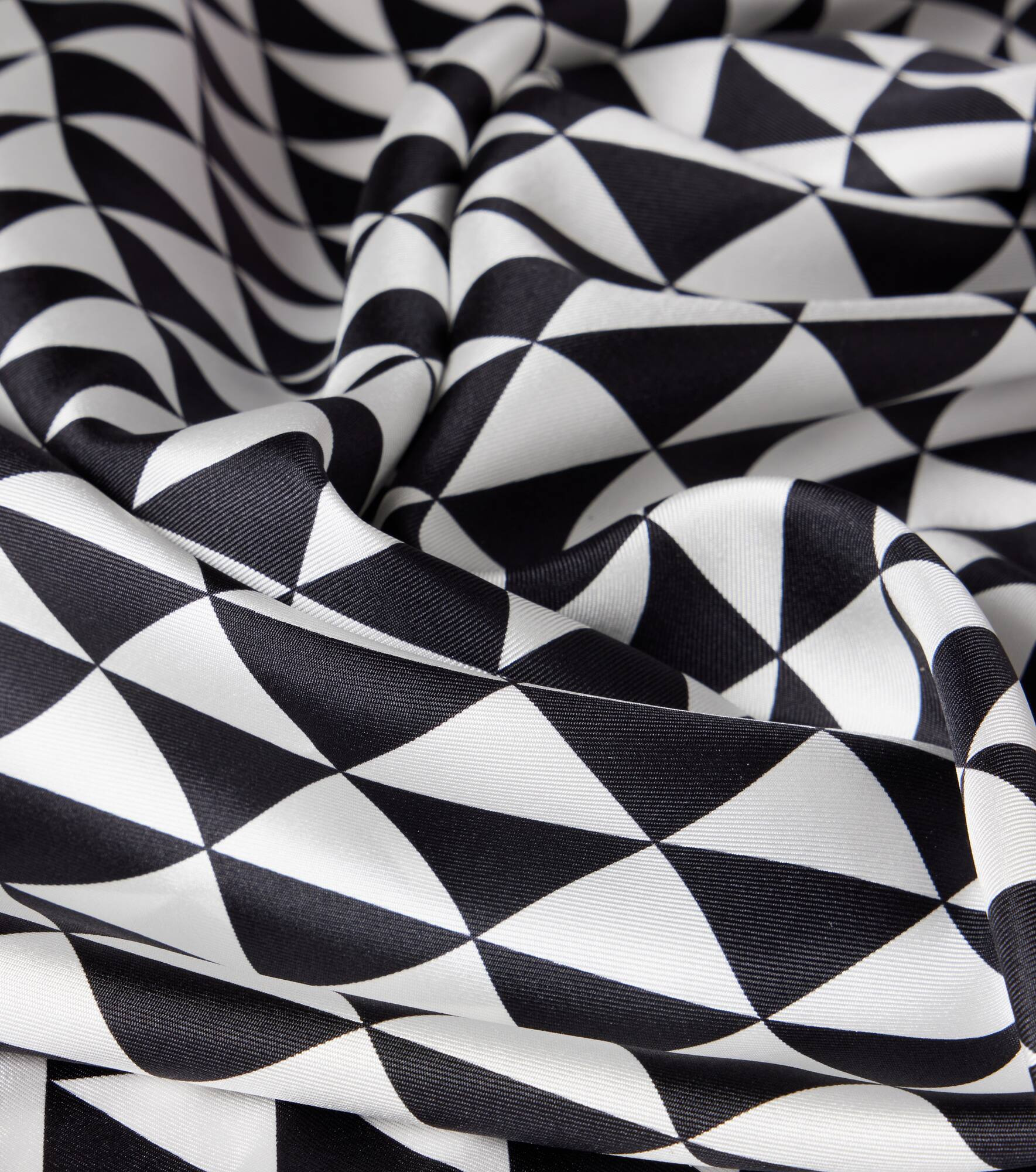 Printed silk twill scarf - 4