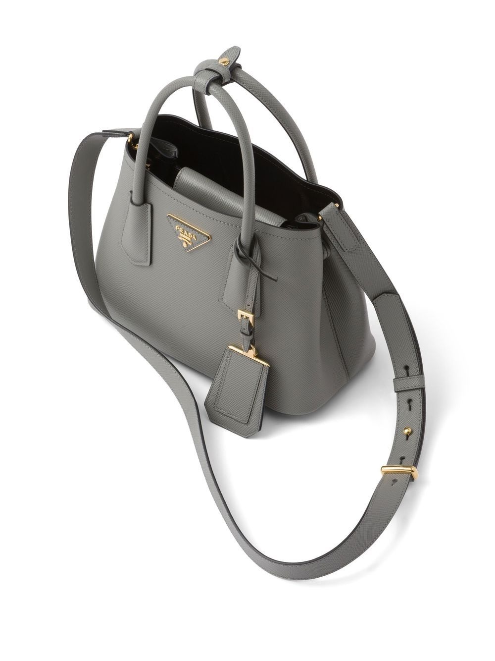 Double Saffiano leather tote bag - 5