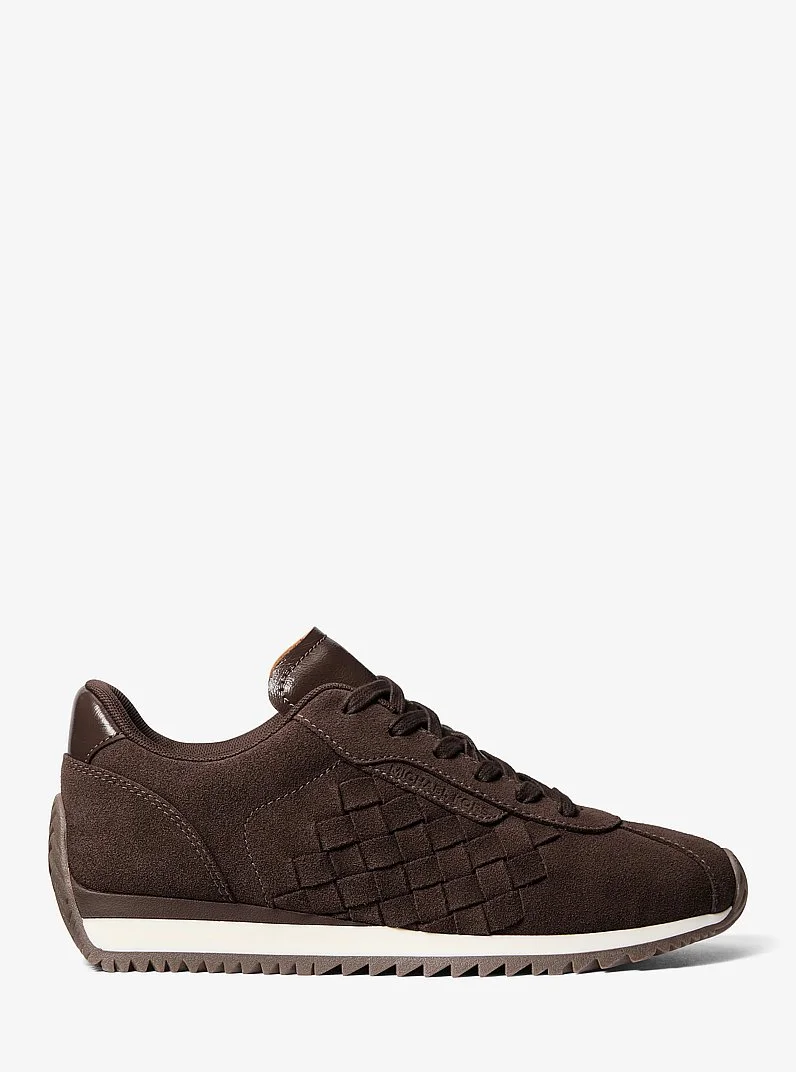 Rhodes Woven Suede Trainer - 1