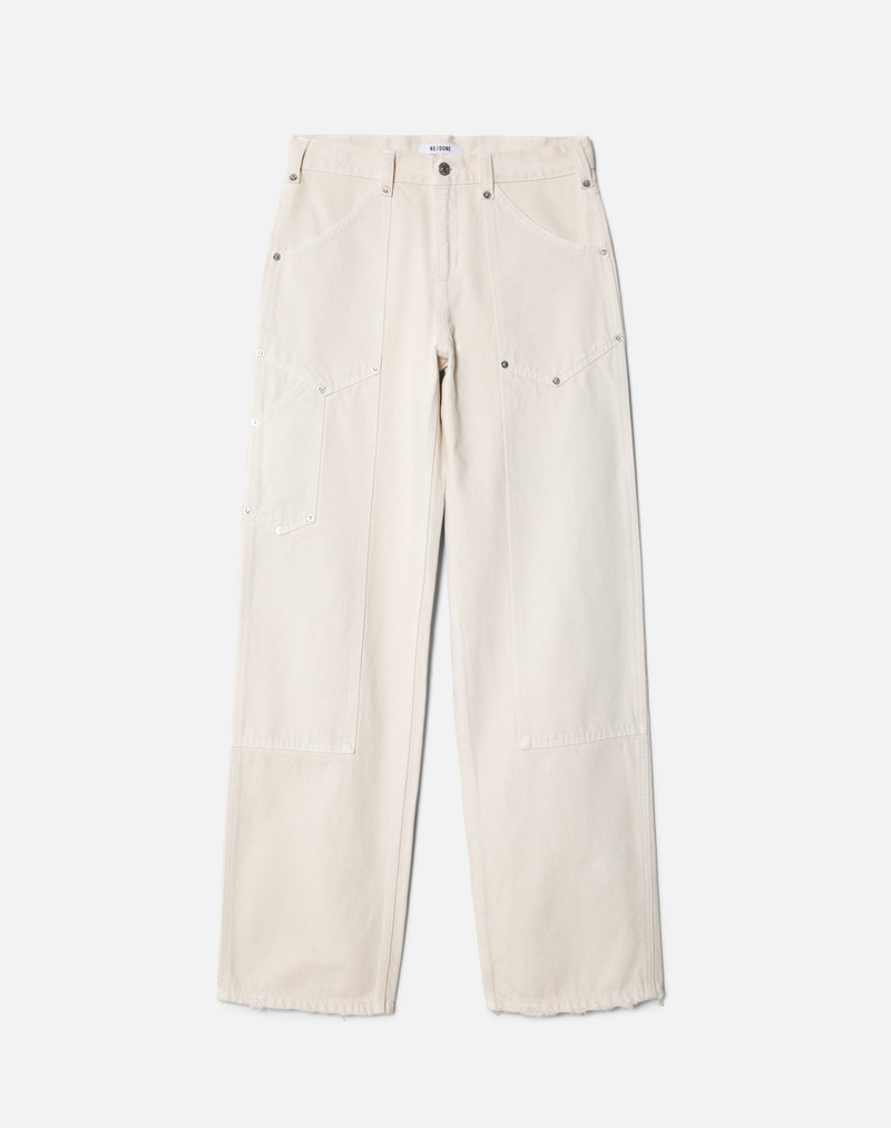 Mid Rise Workwear - Distressed Vintage White 1