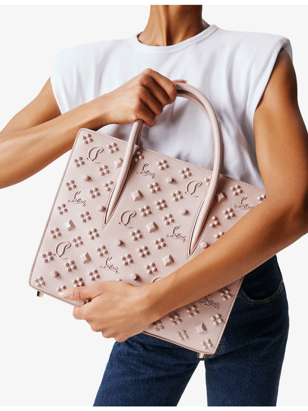 Paloma S Medium Loubinthesky Leather Tote Bag - 2