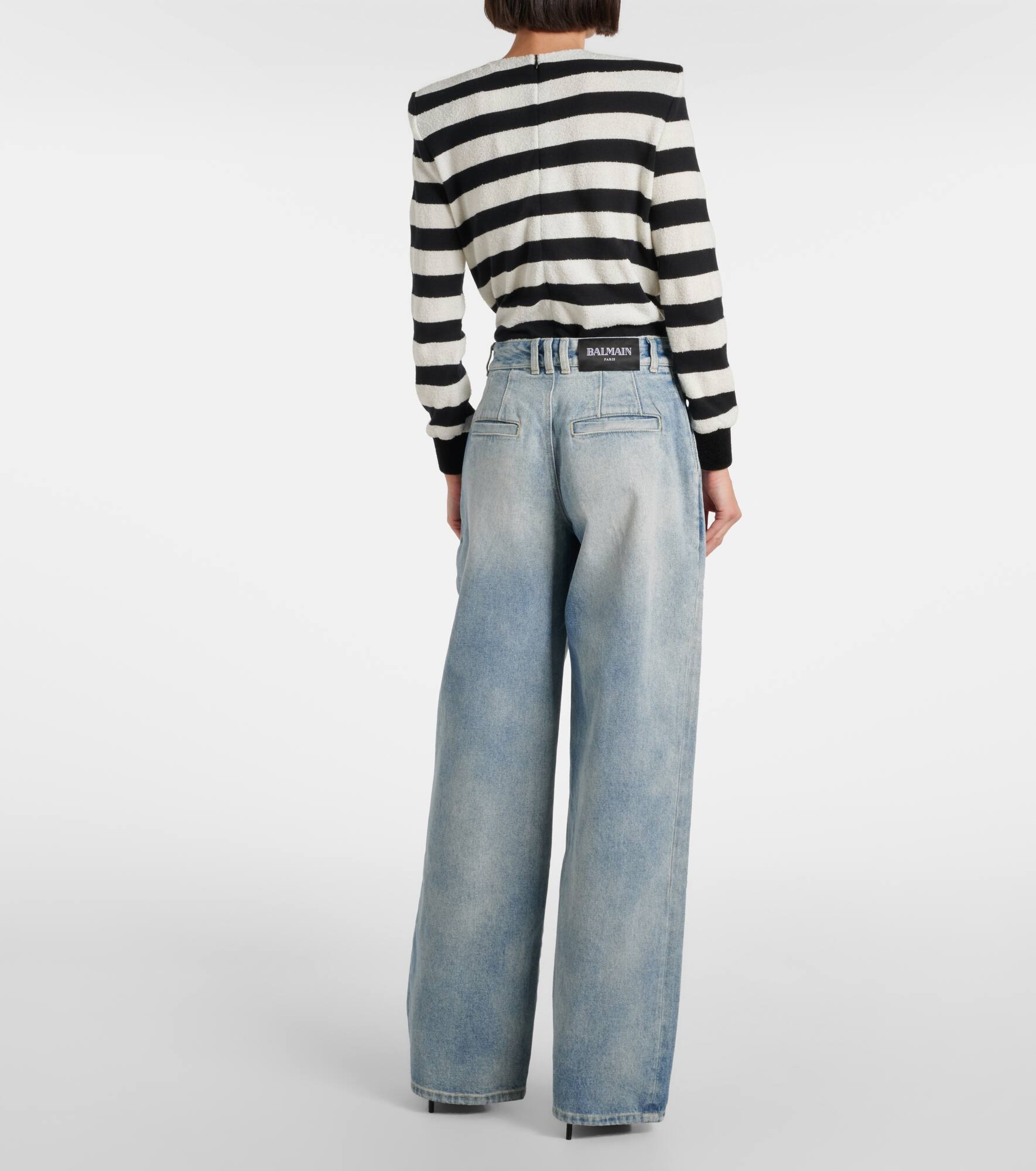 High-rise wide-leg jeans - 3