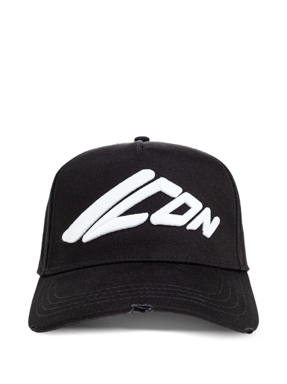 embroidered-logo baseball cap - 1