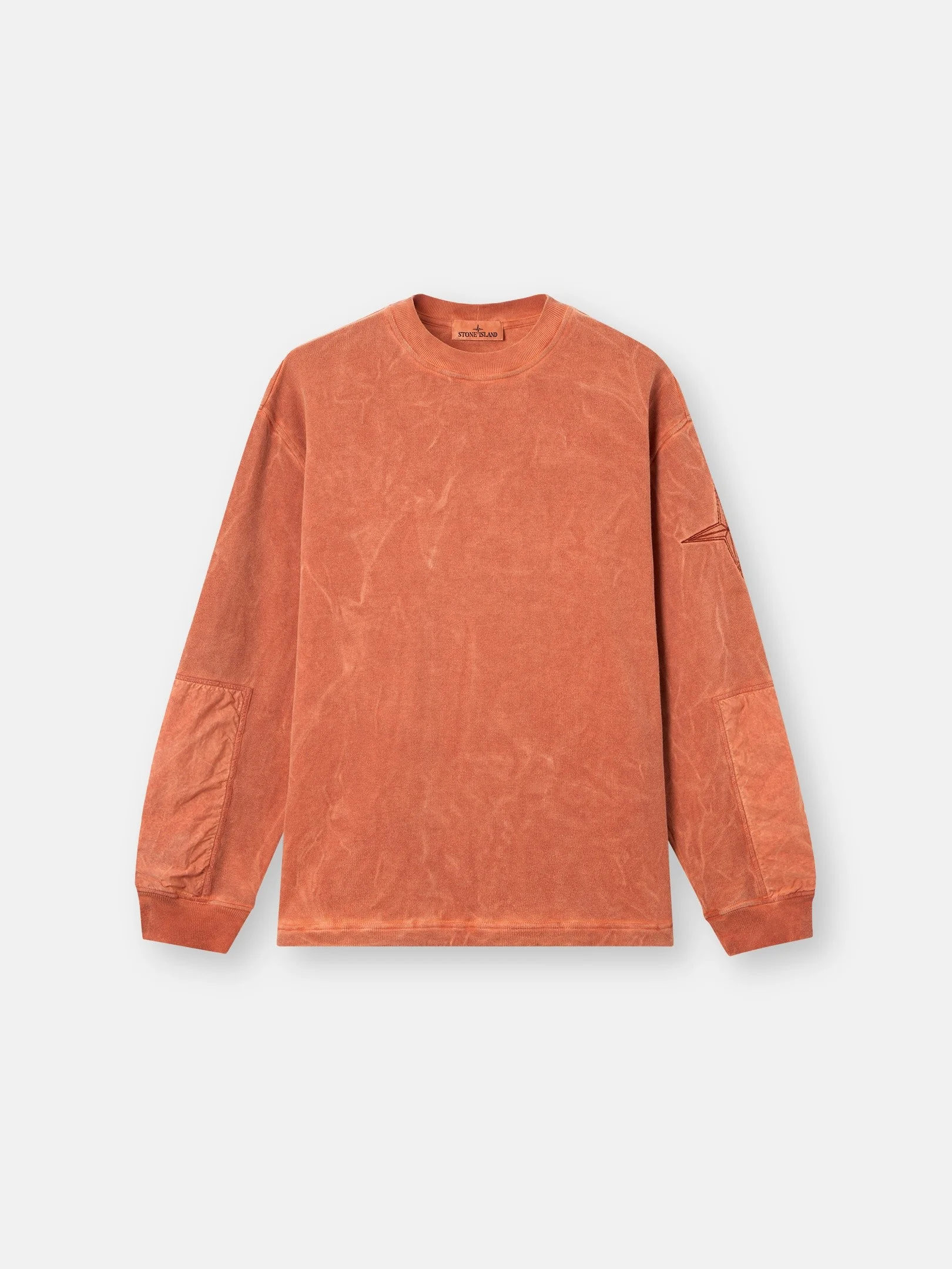 6100033 UNEVEN PIGMENT DYED VANISÉ COTTON JERSEY - 1