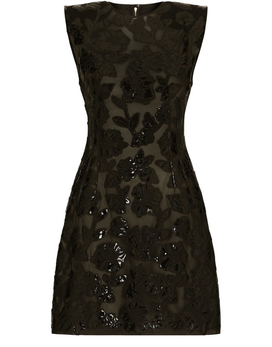 Short marquisette dress - 1