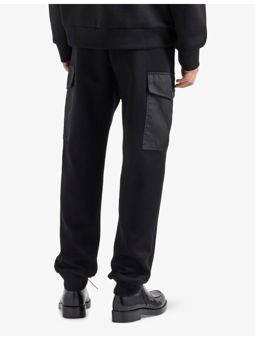 Re-Nylon Cotton-Jersey Fleece Jogging Bottoms - 4