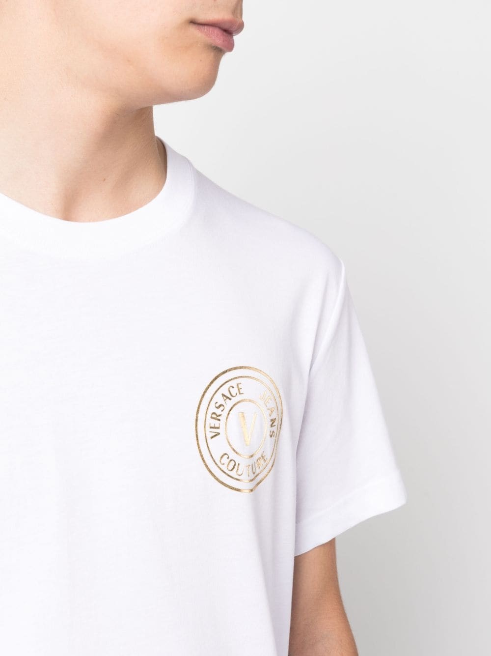 logo-print cotton T-shirt - 5