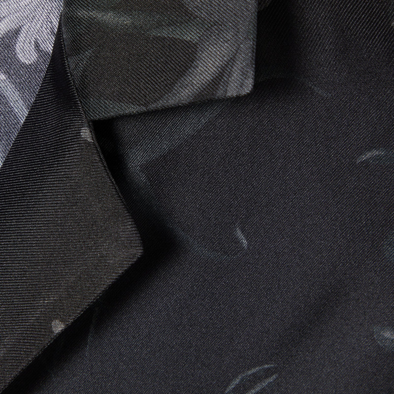 Printed silk twill bowling shirt 5
