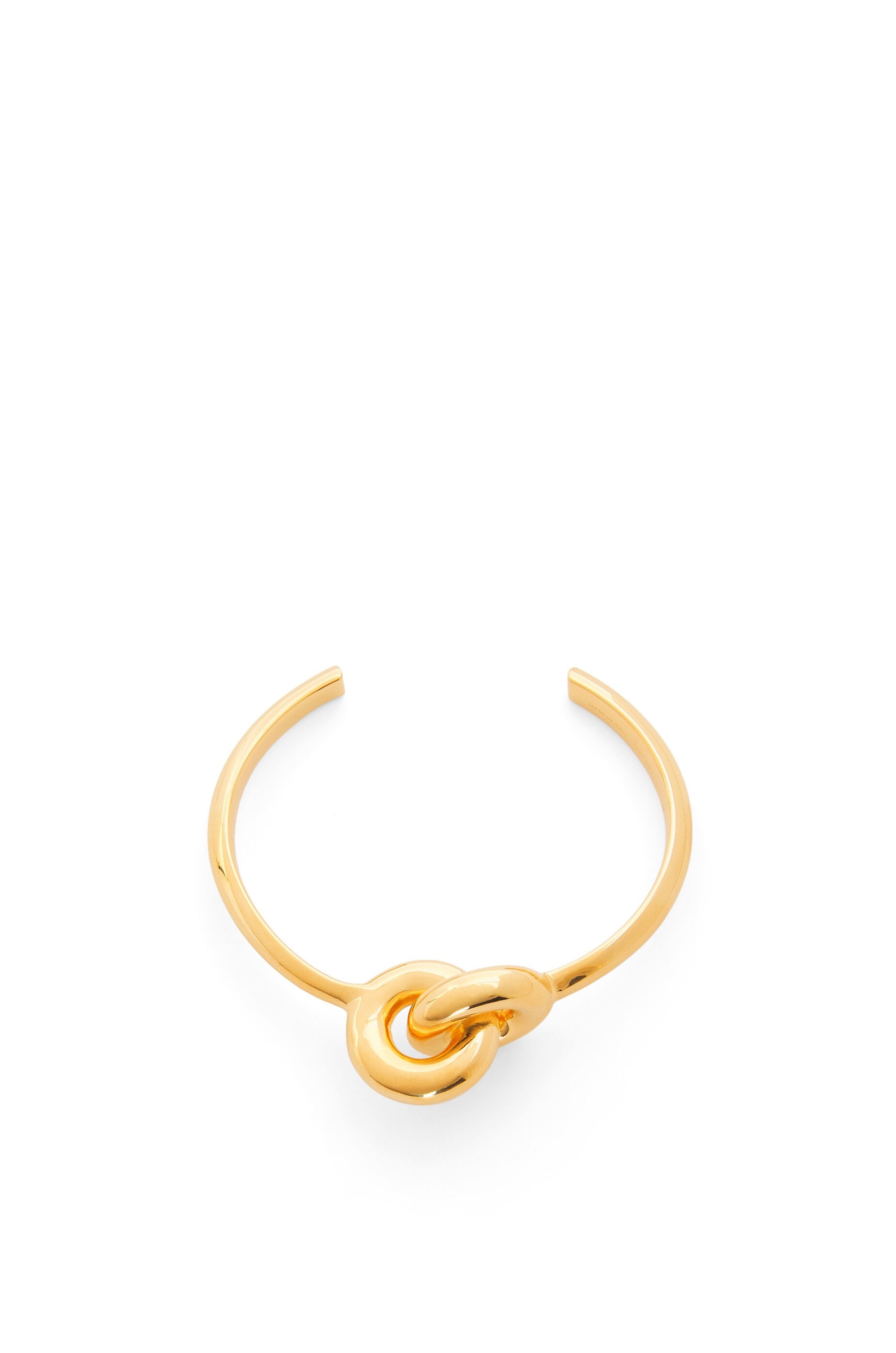 Donut link cuff in sterling silver - 4