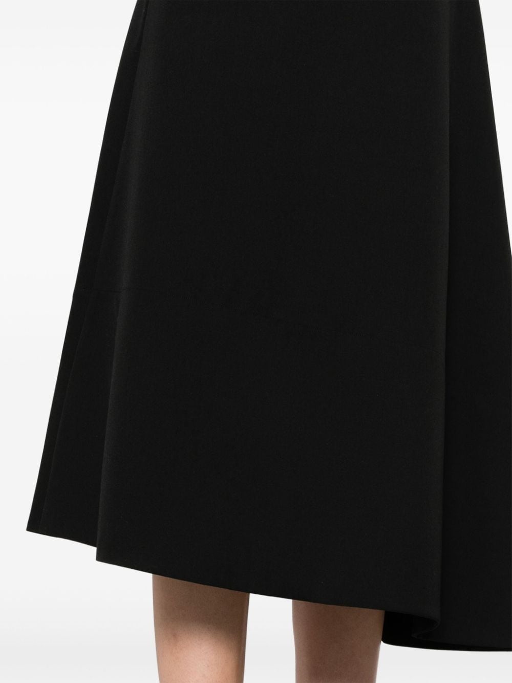 virgin wool midi skirt - 5