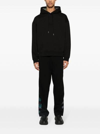 Missoni logo-embroidered cotton hoodie outlook