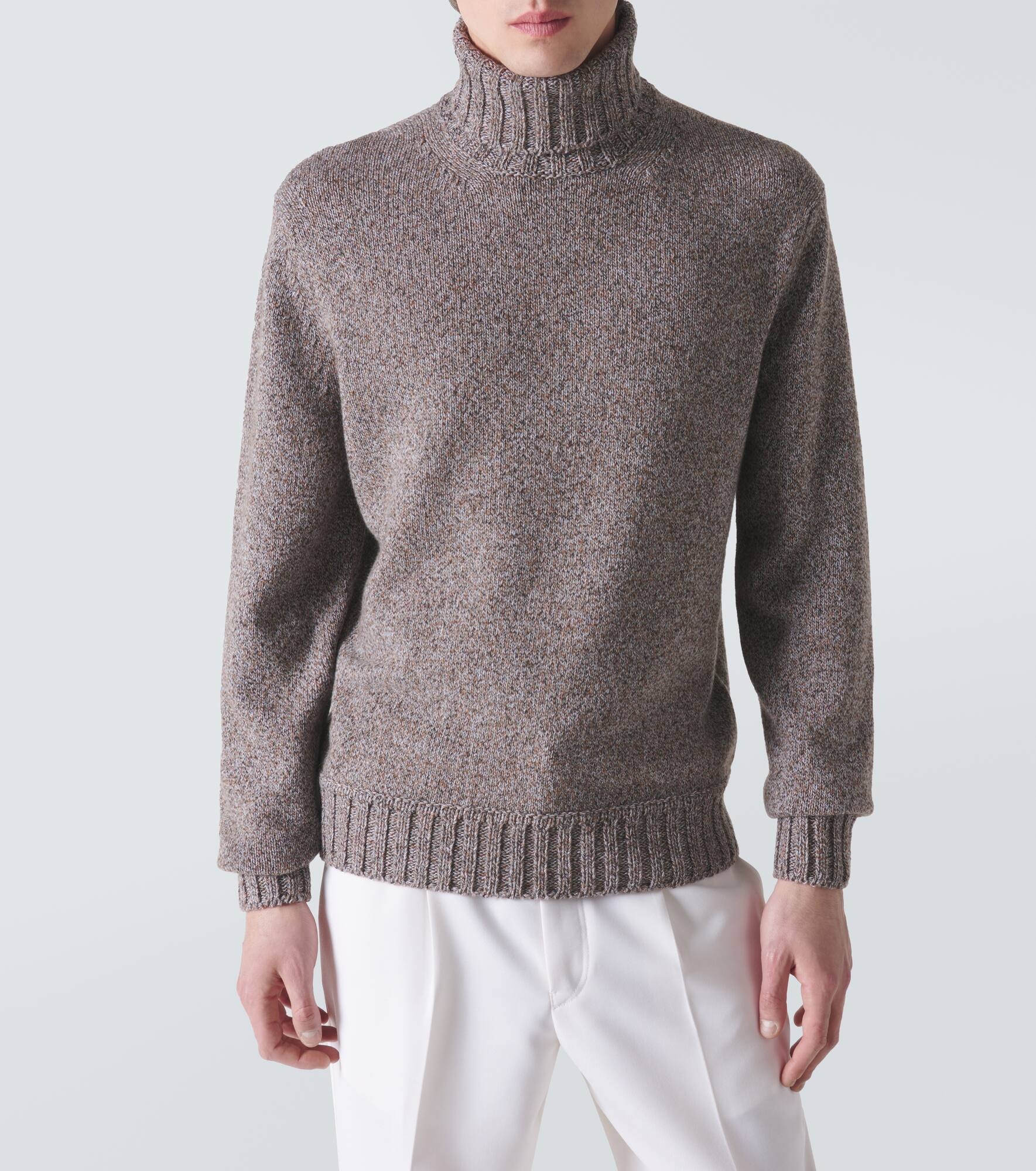 Cashmere turtleneck top - 3