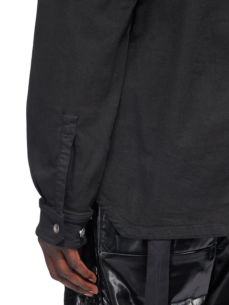 cotton-blend long-sleeved overshirt 6