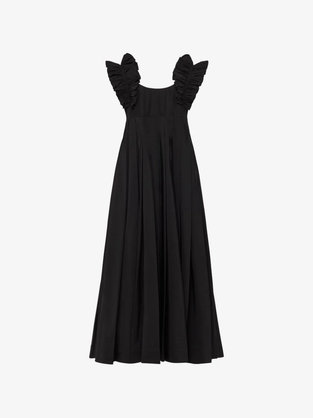 ruffled pleated dress - 1