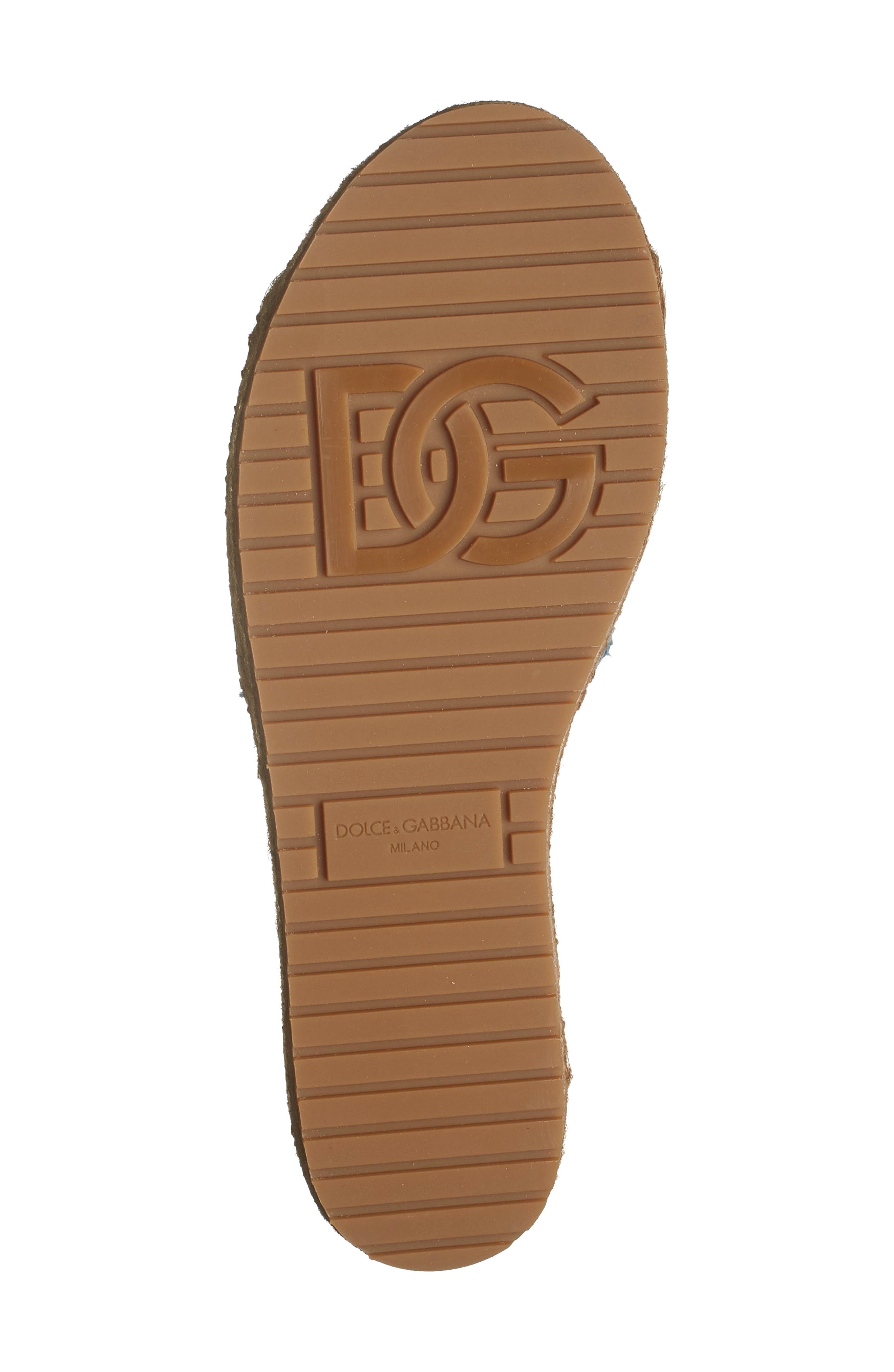 Denim Patchwork Slide Sandal - 6