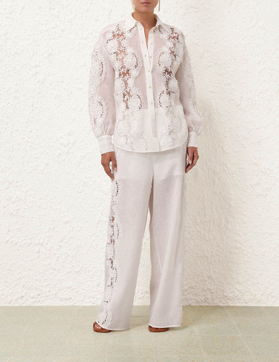 Zimmermann HALLIDAY LACE FLOWER PANT outlook