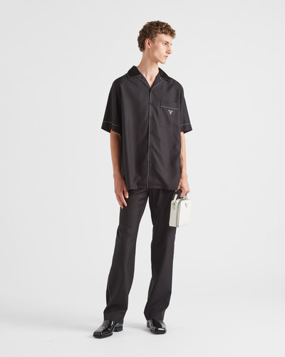 Prada Short-sleeved silk shirt outlook