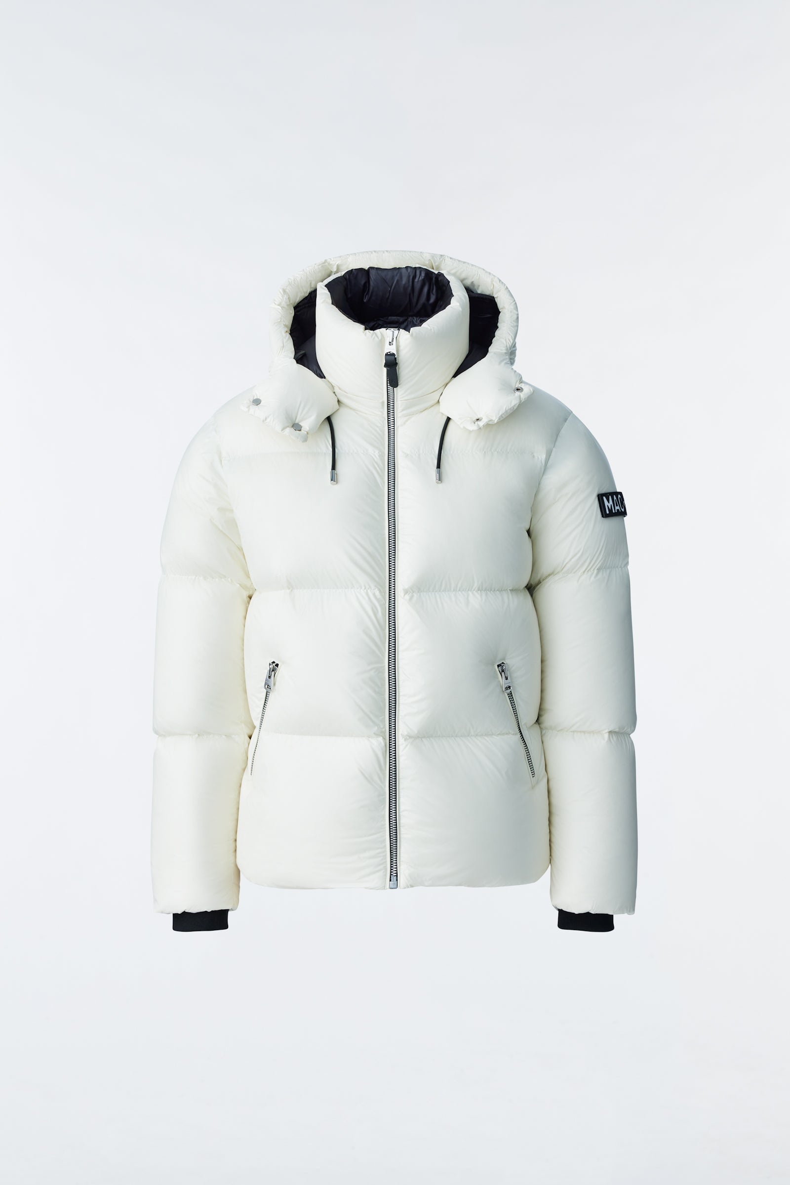 KENT-Z lustrous down jacket with hood - 1