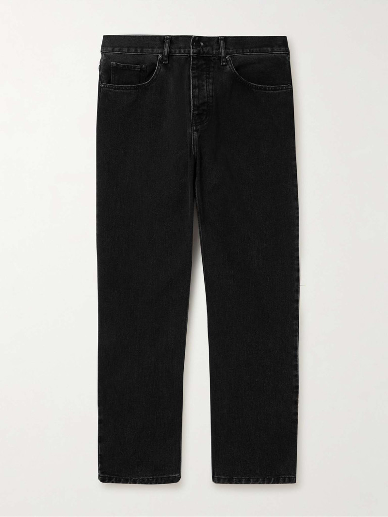 Newel Tapered Logo-Appliquéd Jeans - 1