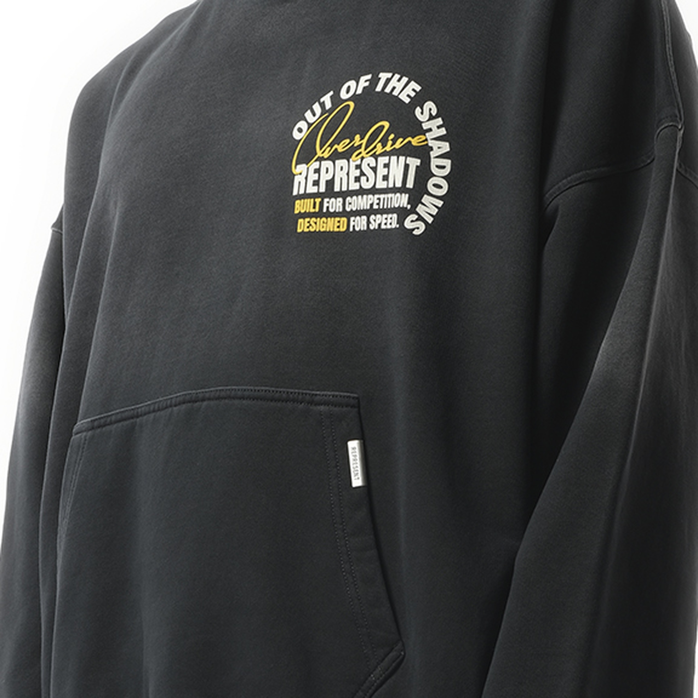 Out Of The Shadows Hoodie in Stained Black - 3