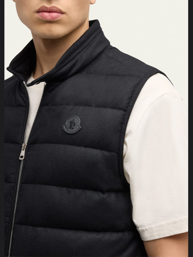 Moncler Men's Gallienne Cashmere-Blend Down Vest outlook