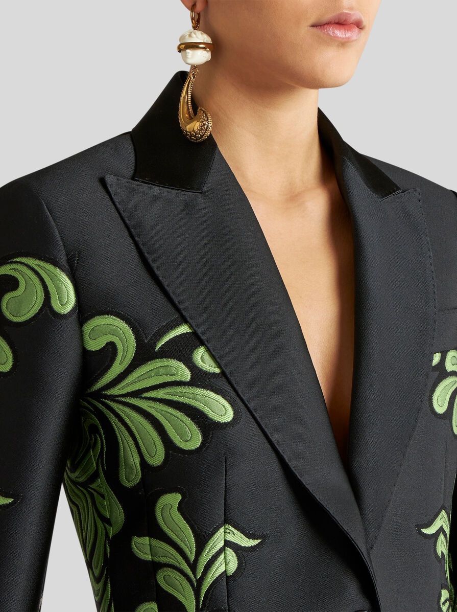 JACQUARD BROCADE JACKET - 3