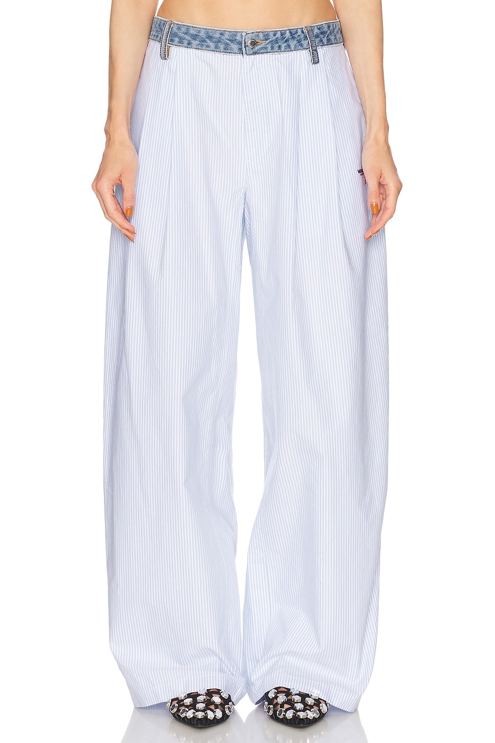 Denim Waistband Pant - 1