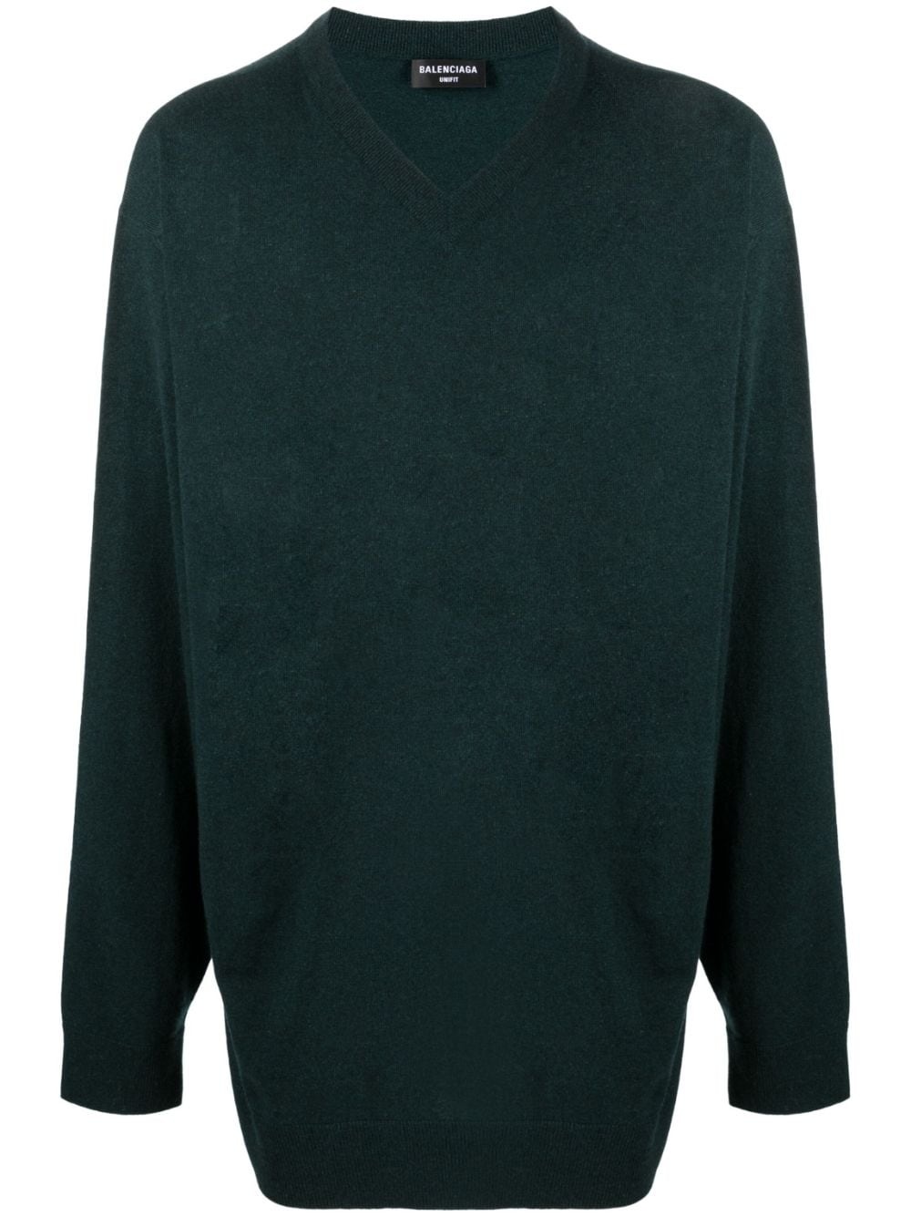 V-neck cashmere jumper - 1