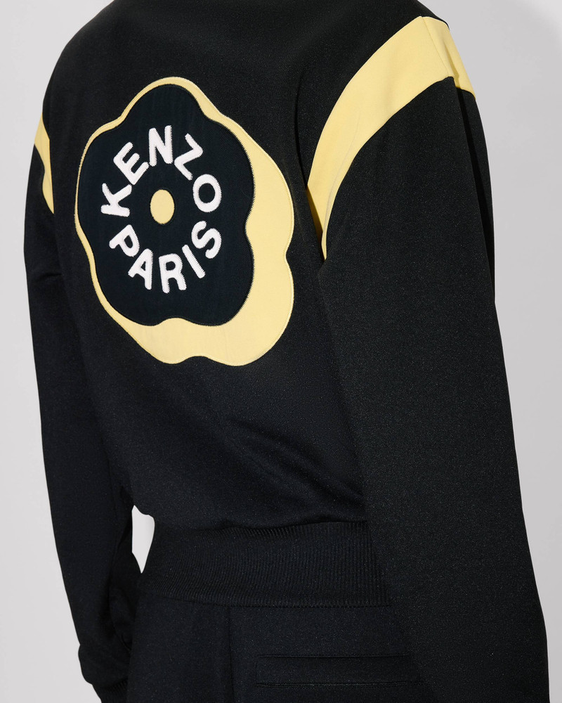 'Boke Flower 2.0' embroidered track jacket in interlock 7