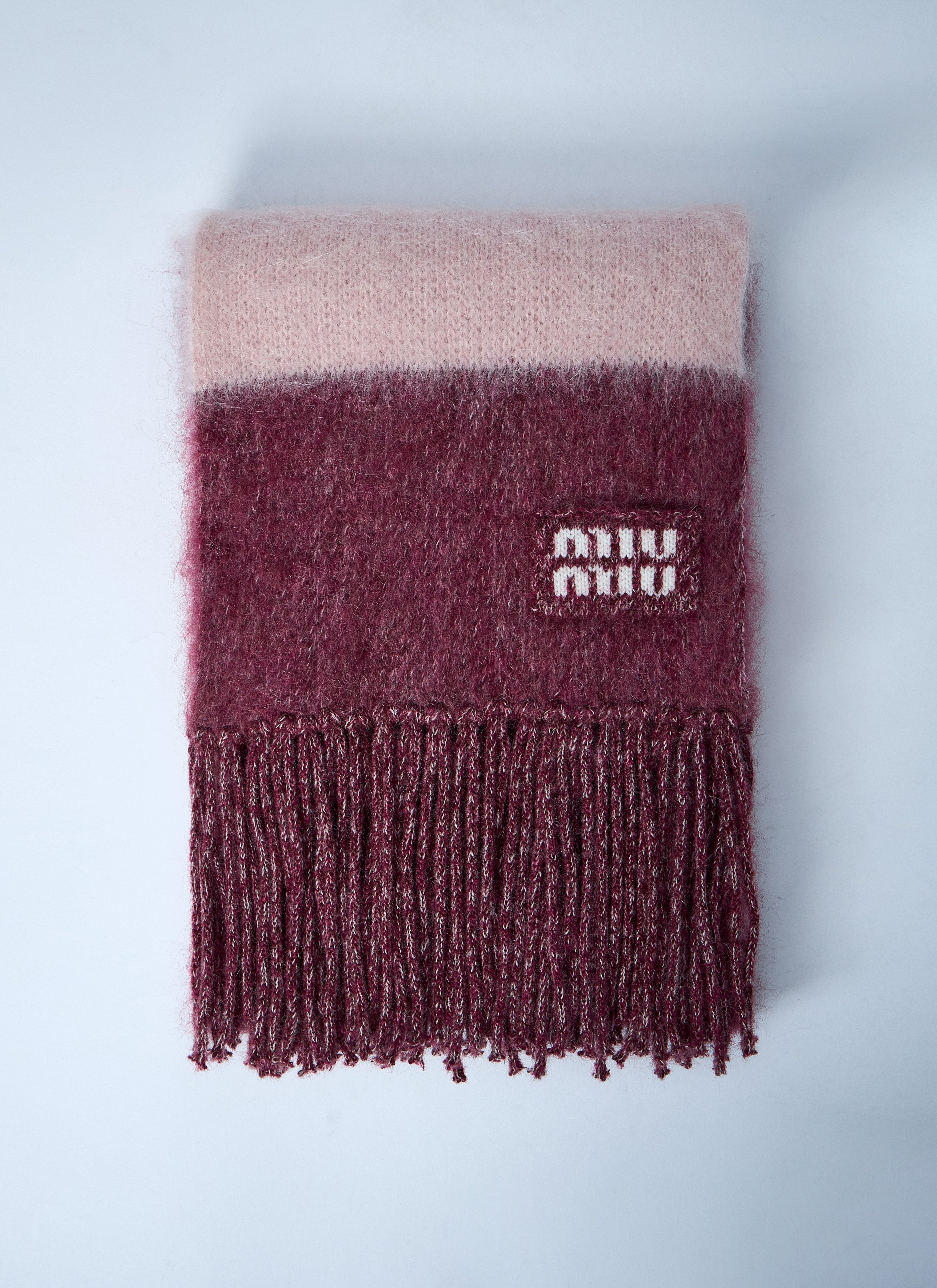 Miu Miu Women Logo Motif Scarf - 5