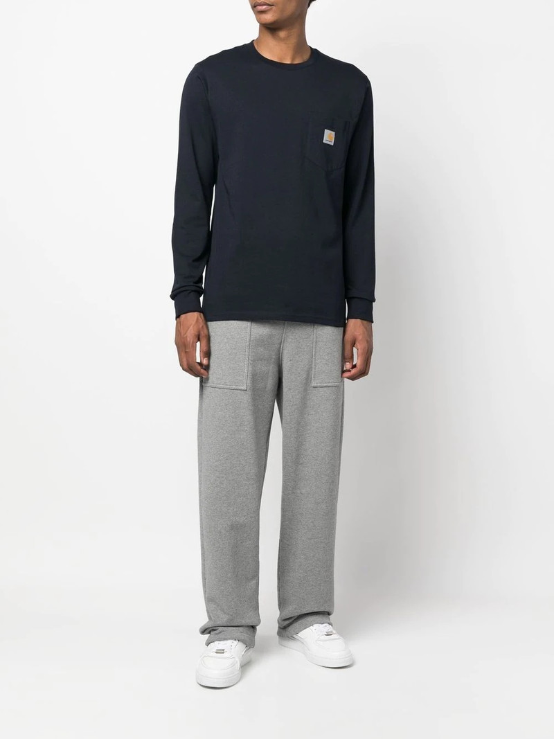 Carhartt logo-patch long-sleeved T-shirt outlook