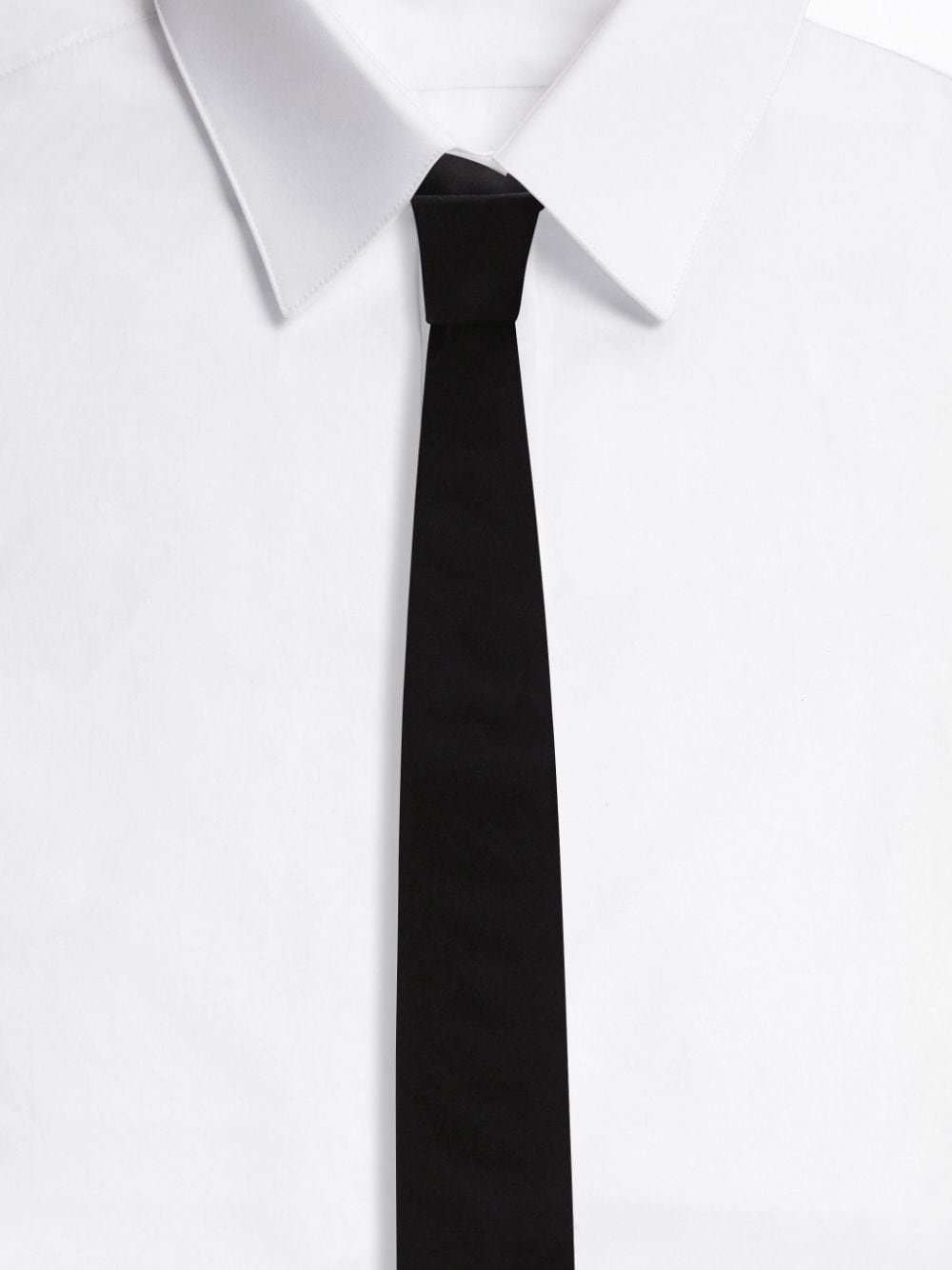 pointed-tip silk tie - 3