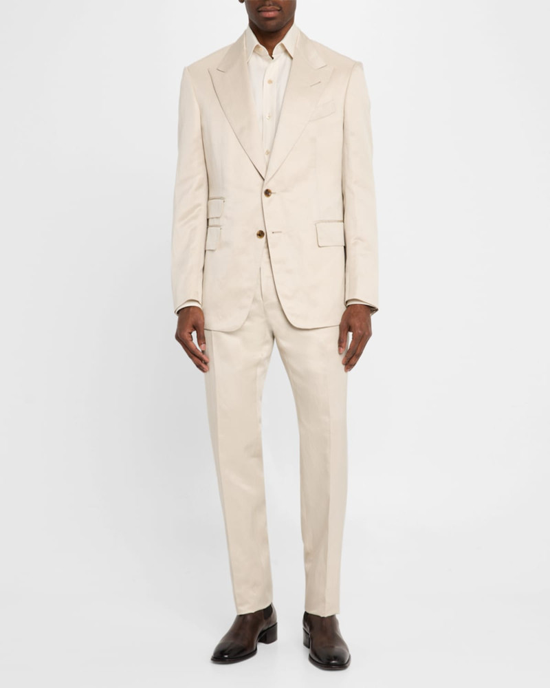 TOM FORD Men's Shelton Silk Twill Suit outlook