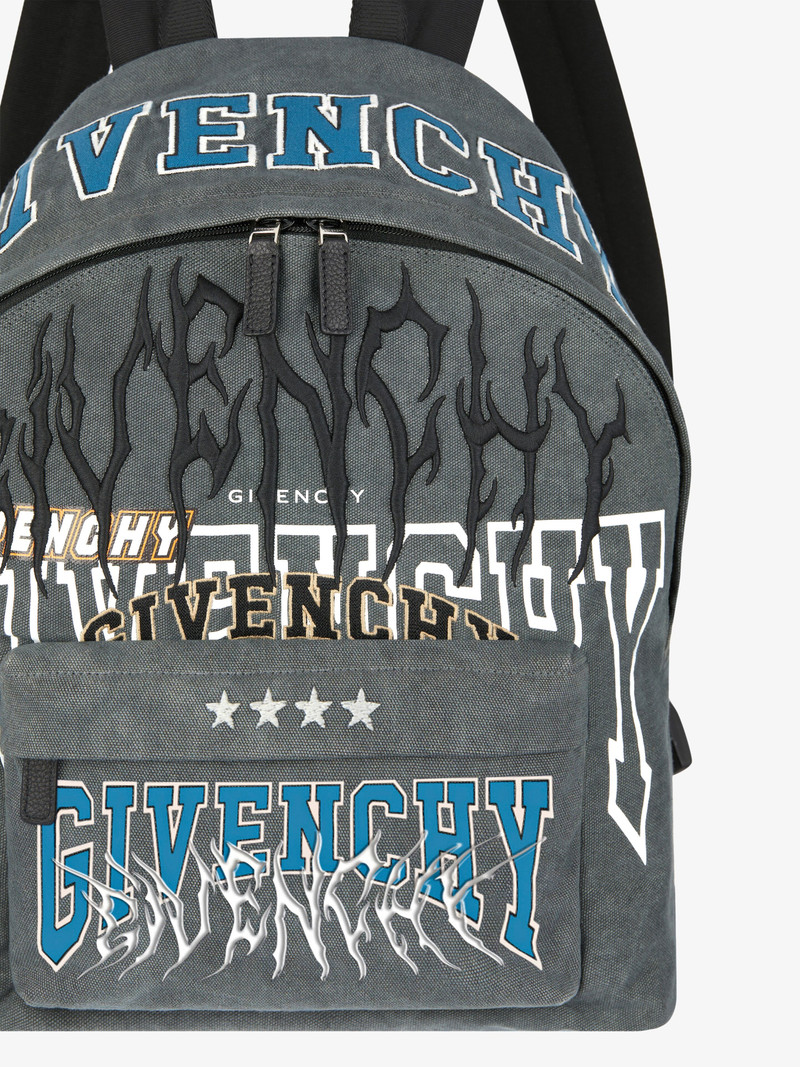 ESSENTIEL U BACKPACK IN EMBROIDERED NYLON 6