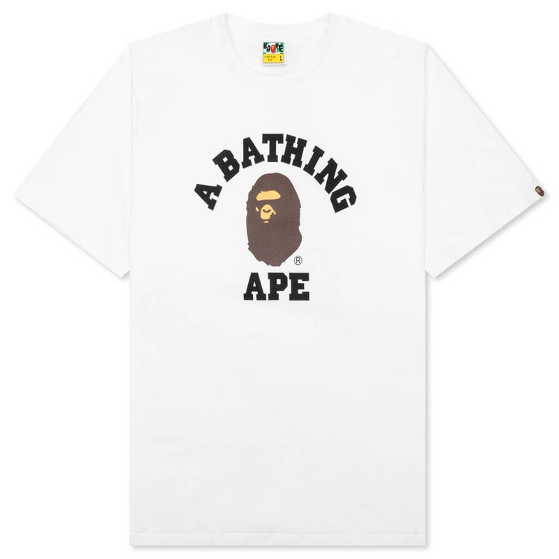 COLLEGE TEE - WHITE - 1
