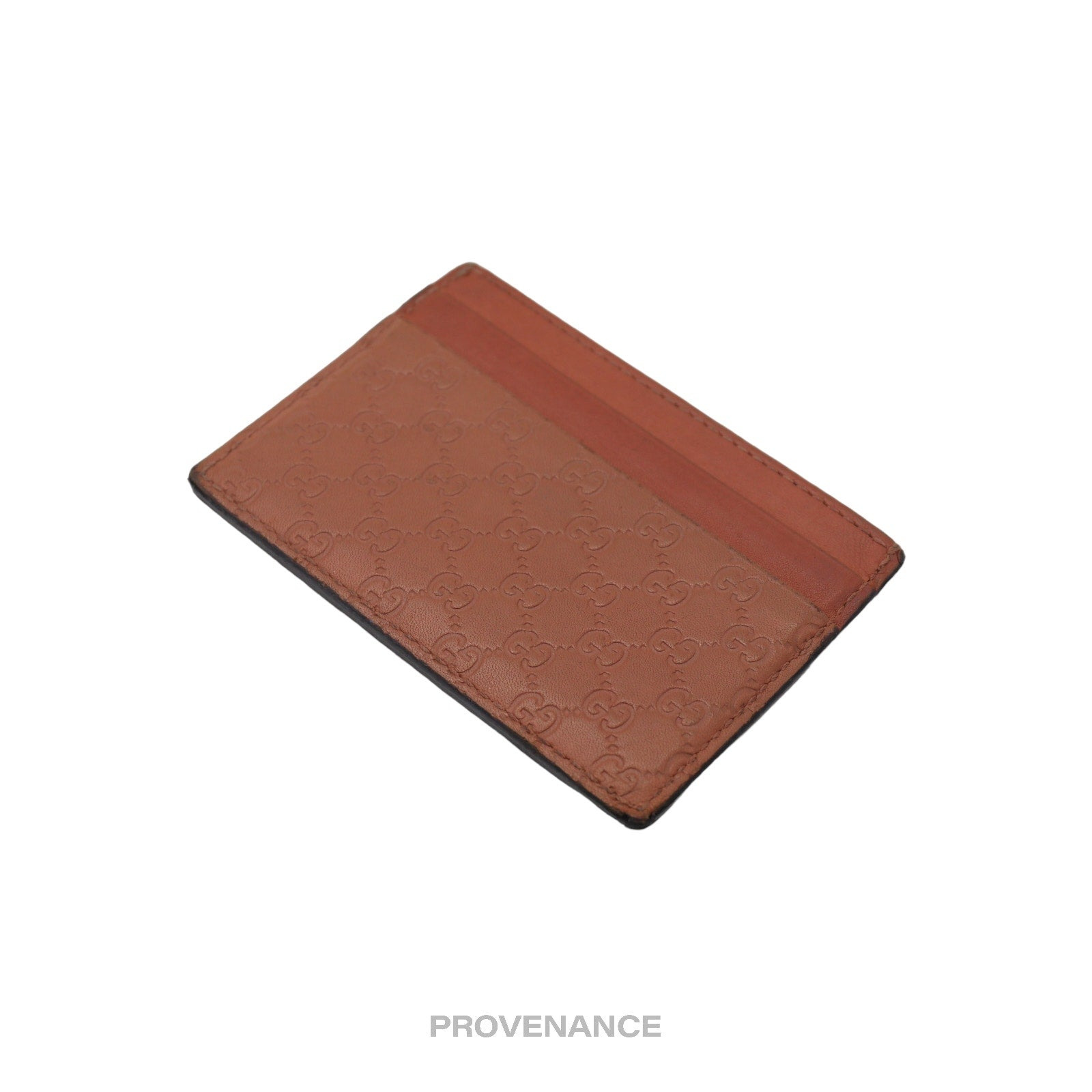 Gucci Card Holder Wallet - Peach MicroGuccissima Leather - 5