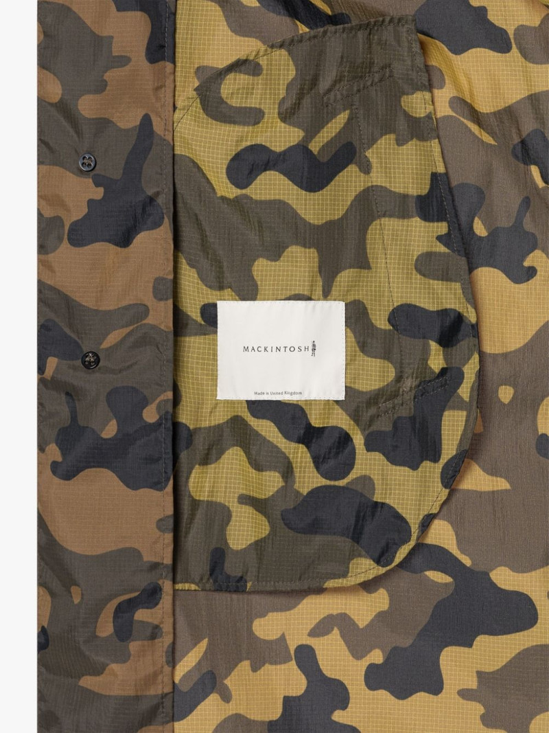 SHOWER CAMO PACKABLE NYLON COAT 5