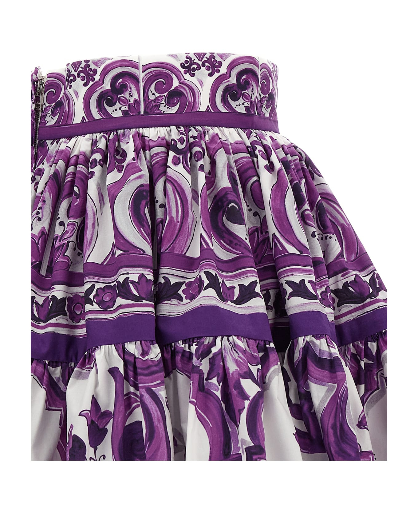 'maiolica' Print Skirt - 4