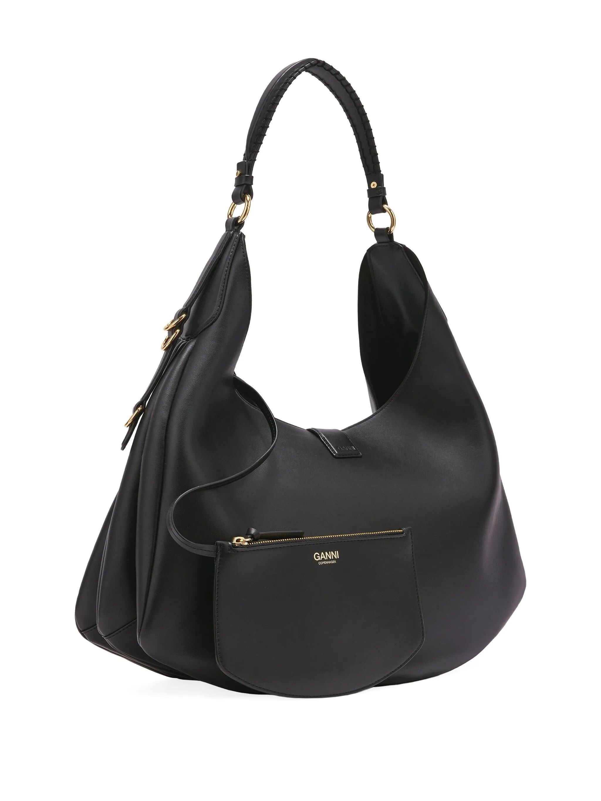 Ganni Detailed-hardware Shoulder Bag - 2