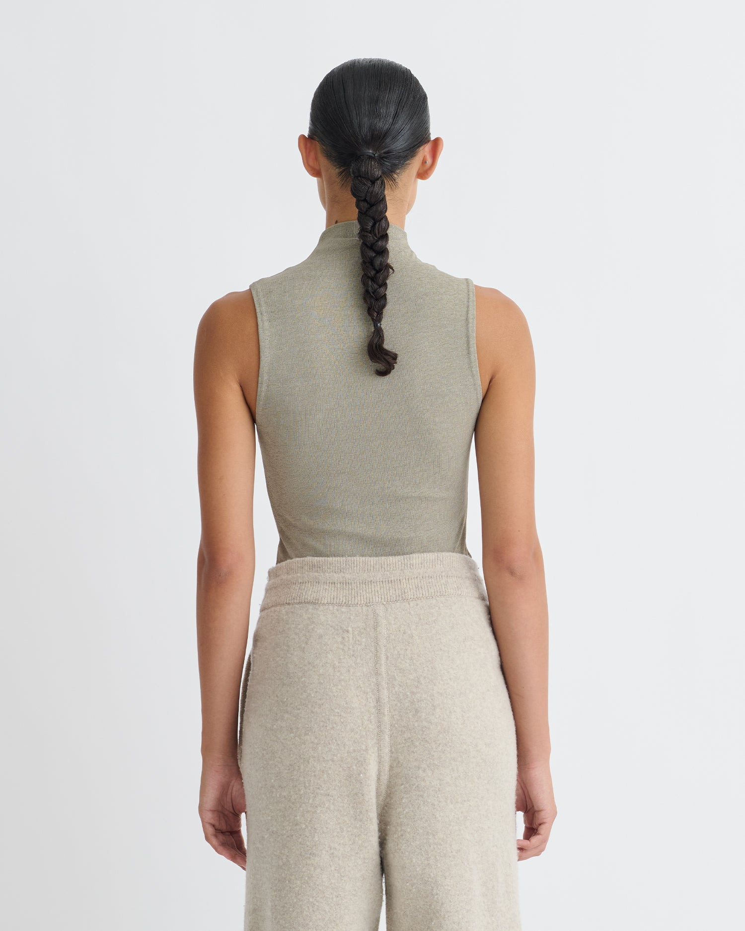 Mesh Jersey Sleeveless Top - 5