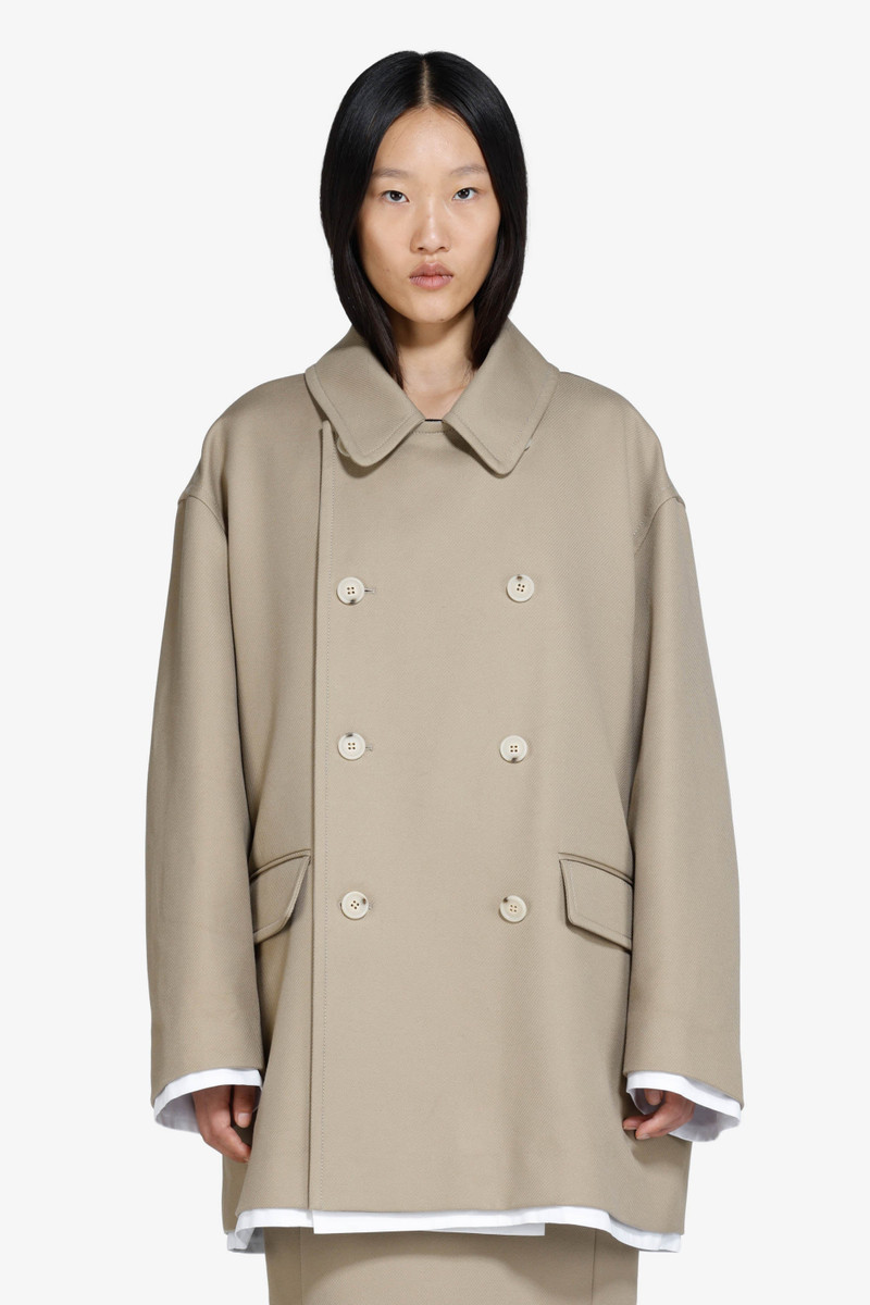 N°21 SHORT DOUBLE-BREASTED COAT outlook