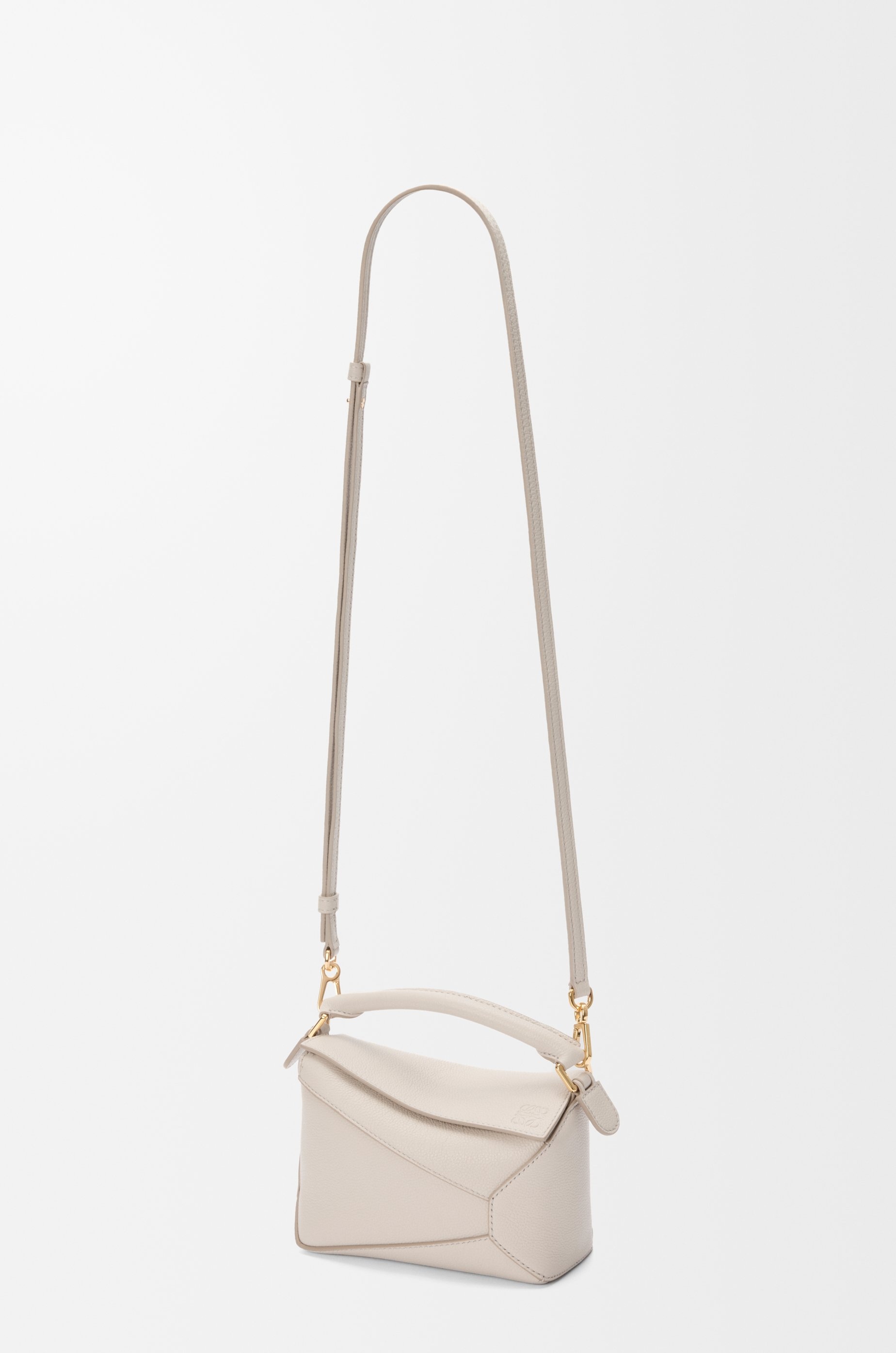 Mini Puzzle Edge bag in soft grained calfskin - 6